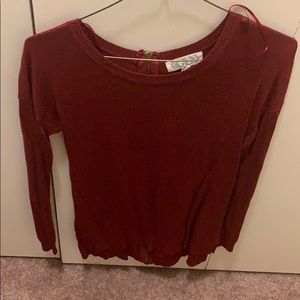 Red sweater size M